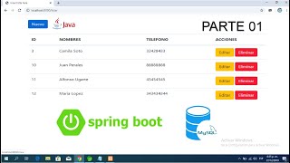 Como hacer un CRUD en Java Spring Boot con Mysql - Listar