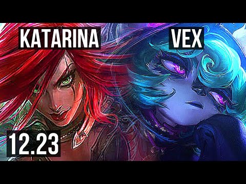 KATA vs VEX (MID) | Quadra, 8 solo kills, Legendary, 1.9M mastery, 22/3/6 | KR Master | 12.23