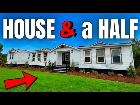 BASICALLY 2 prefab homes in 1! This model is WILD! Prefab House Tour