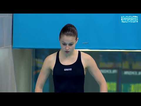Daniela Aleksandraviciute (Lithuania) | 1m Springboard — European Diving Championships
