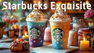 Positive Spring Jazz ☕ Relaxing Morning Starbucks Cafe & Exquisite Bossa Nova Music For Great Mood