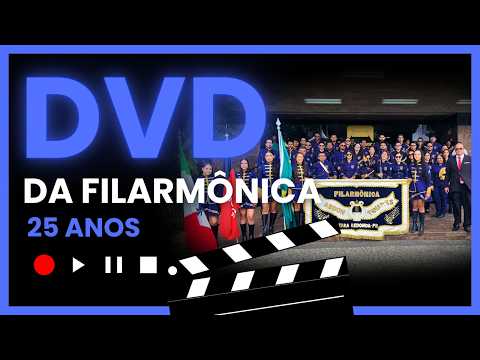 DVD DE 25 ANOS DA FILARMÔNICA  ABDON TAVARES