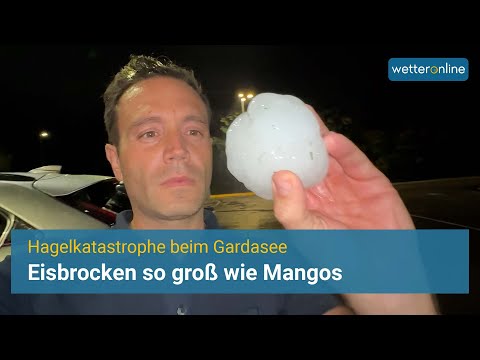 Hagelkatastrophe am Gardasee