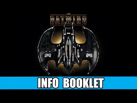 LEGO Instructions - 1989 BATWING 76161 (INFO BOOKLET)