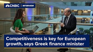Competitiveness is key for European growth, says Greek finance minister