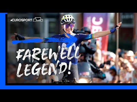 LEGEND! | Annemiek van Vleuten Crosses The Finish For The Final Time As A Professional Cyclist 🏁