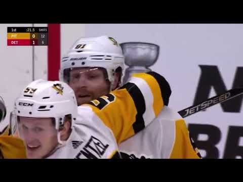 Phil Kessel Goal Against Detroit 4/2/19 (Assisted by Sidney Crosby & Jake Guentzel)