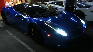 preview picture of video 'Chrome Blue Ferrari 458 Italia'