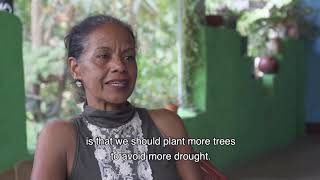 Doña Fidelina Marchena cuenta los cambios de actitud para el cuido del agua