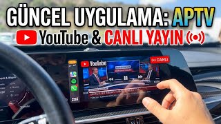 APTV ile Carplay Youtube Netflix ve Canlı Yayın (ÜCRETSİZ GÜNCEL)