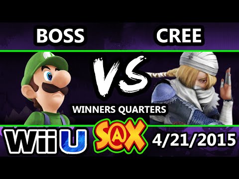 S@X - MVG WS | Boss (Luigi) Vs. Cree (Sheik) SSB4 Winners Quarters - Smash Wii U - Smash 4