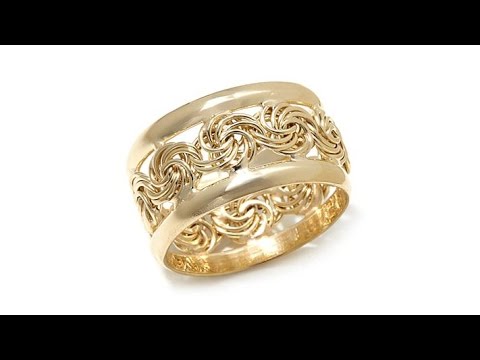 Technibond "Rosette" Eternity Band Ring