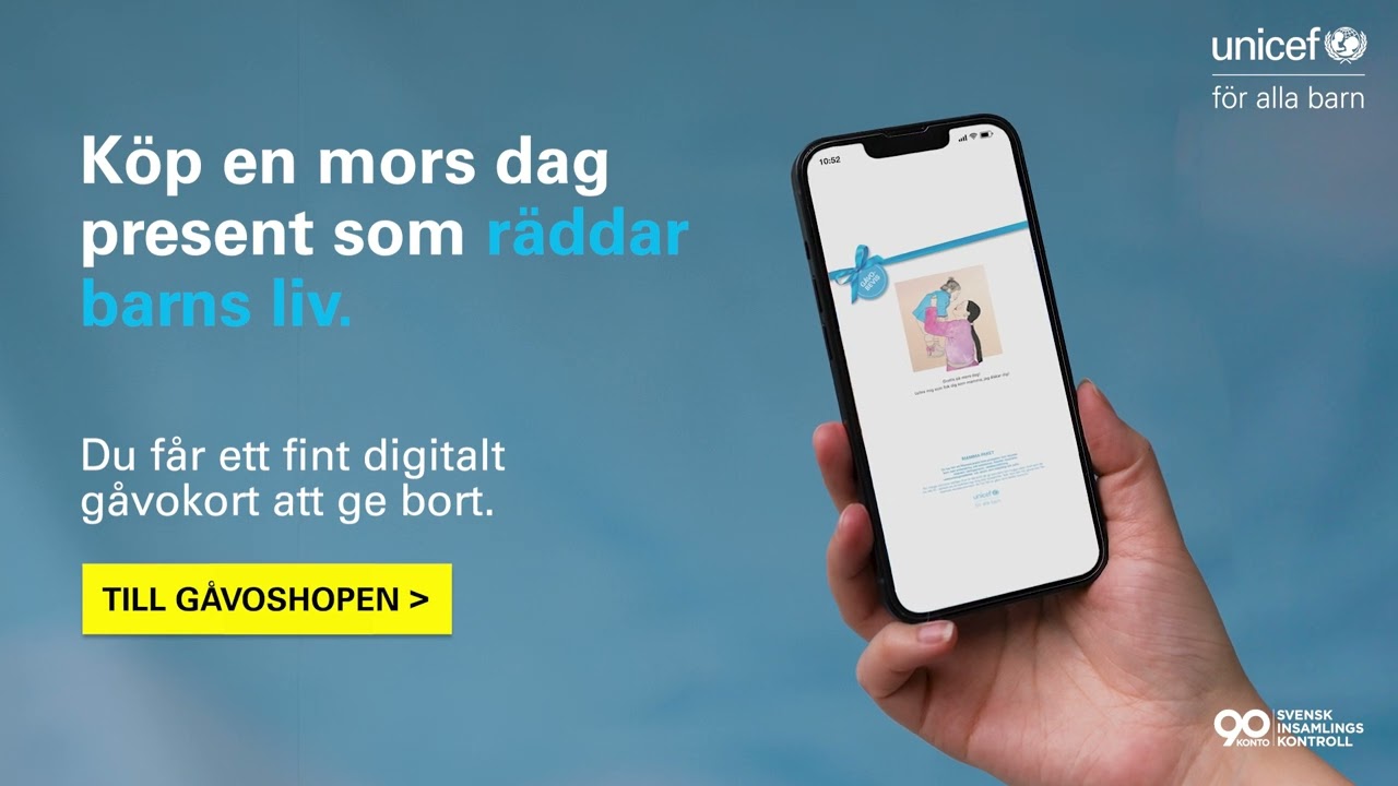 Köp en mors dag present som räddar barns liv | Mors dag 2025