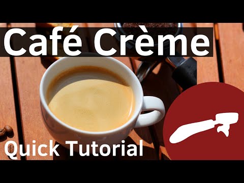 Der leckerste Café Crème mit deiner Siebträgermaschine (Quick Tutorial 03)