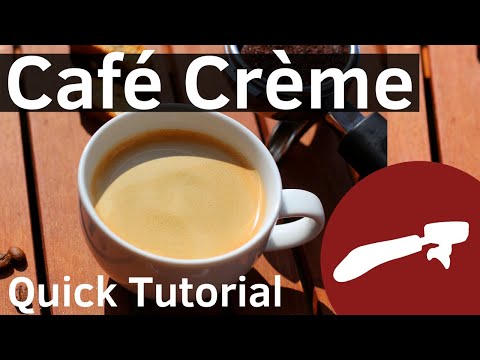 The most delicious Café Crème with your portafilter machine (Quick Tutorial 03)