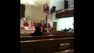 Myah singing Holy Ground by Barbra Streisand