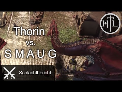 Smaug Battle Report - Ollimaug vs. Thorin's Company (Hobbit Tabletop / Herr der Ringe / HdR)