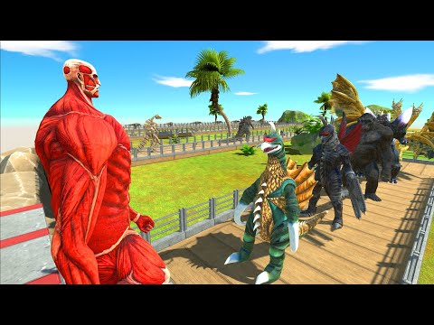 COLOSSAL TITAN OASIS DEATH RUN - Animal Revolt Battle Simulator