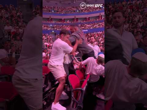 Breaking: Fight breaks out in the crowd at UFC 312 Sydney #ufc #mma #ufc312