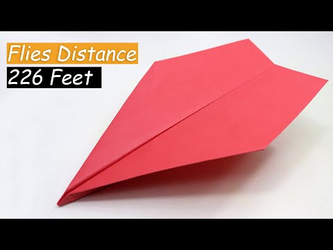 How to Make World Record Paper Airplane that Flies FAR - The Suzanne