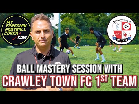 Ball Mastery Session With Crawley Town FC