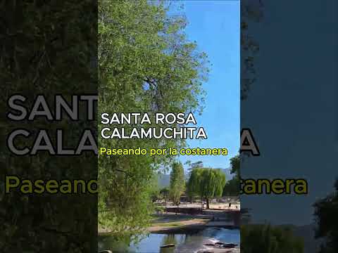 Conociendo la Costanera de Santa Rosa Calamuchita @calamuchitacom  #calamuchita