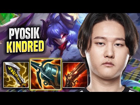 PYOSIK IS A GOD WITH KINDRED! - DRX Pyosik Plays Kindred JUNGLE vs Lee Sin! | Season 2022