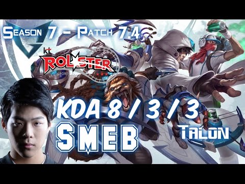 KT Smeb TALON vs MAOKAI Top - Patch 7.4 KR Ranked