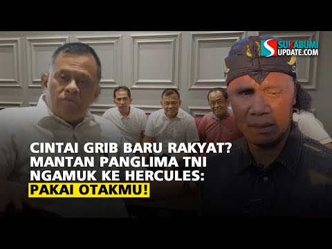 Mantab Panglima TNI Ngamuk ke Hercules: Pakai Otakmu!