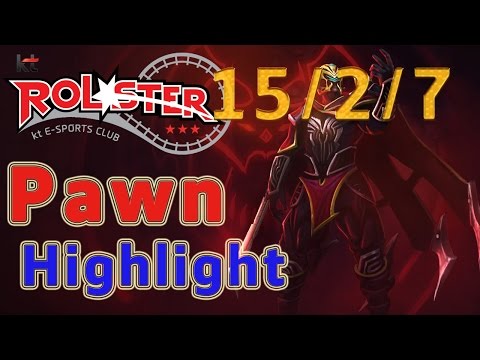 Highlight KT Rolster Pawn Talon MID vs Xerath Patch 7.2