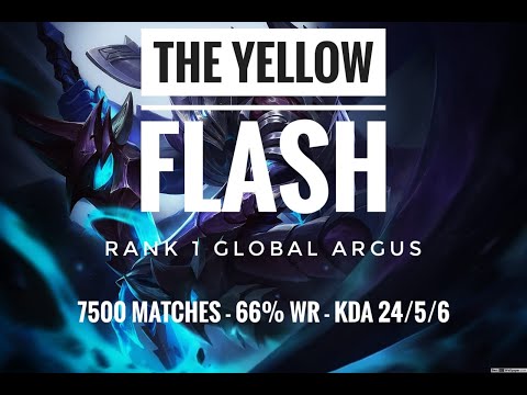top global Argus exp lane gameplay by the yellow flash 24 kills 🔥🔥🔥🔥 watch this