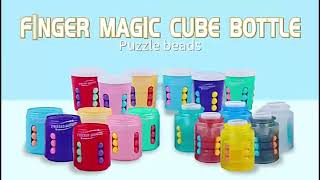 Vídeo de Fidget Toy Magic Cube Cubo Magico Giratorio - Azul