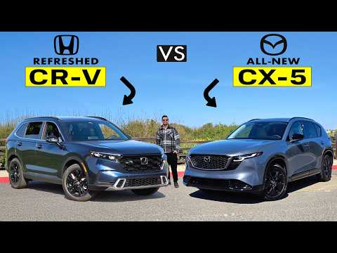BATTLE OF THE BEST! -- NEW 2026 Mazda CX-5 vs. 2026 Honda CR-V: Comparison