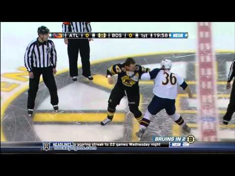 Eric Boulton vs Shawn Thornton Dec 23, 2010 - NESN feed