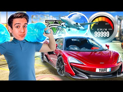 COLOQUEI GASOLINA DE AViÃO NA MCLAREN MP4 E ELA FICOU MUITO RAPIDA