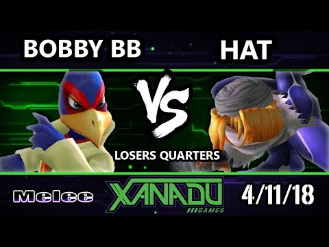 S@X 245 SSBM - Bobby B.B. (Falco) Vs. hat (Sheik)  - Smash Melee Losers Quarters