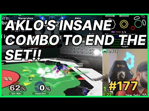 Aklo's INSANE Combo to END THE SET!! | Smash Melee Highlights