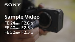 Video 1 of Product Sony FE 40mm F2.5 G Full-Frame Lens (2021)