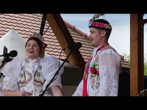 TVRDONICE-70.PODLUŽÍ V PÍSNI A TANCI-Soutěže ve zpěvu při CM Slovácko (Nikol Hřebačková a T.Matulík)