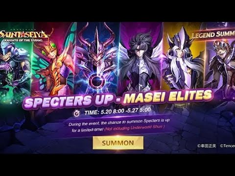 ESPECTROS DE ELITE PRÓXIMO BANNER DO GLOBAL - SAINT SEIYA AWAKENING