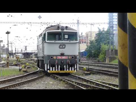 Brejlovec, motorová lokomotiva řady 754 (FHD)