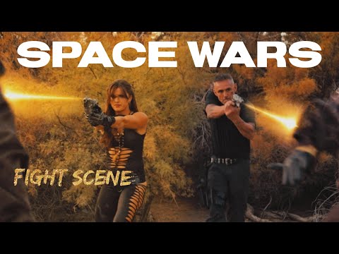 Space Wars: Battle For Deepstar Movie - Fight Scene - Rachele Brooke Smith