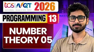 TCS NQT 2026 | Programming 13 | Number Theory 05 | TCS NQT Preparation
