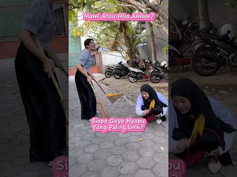 SIAPA MENURUT KALIAN GAYA NYAPU PALING UNIK?#trending#viralvideo#shortviral#shortvideo#trend#viral