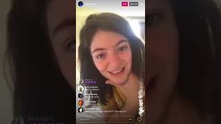 lorde instagram live september 16, 2017