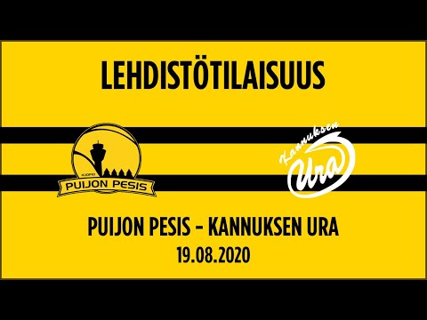 19.08.2020 Lehdistötilaisuus Puijon Pesis - Kannuksen Ura