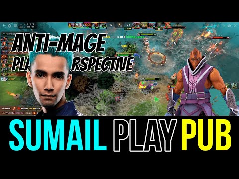 Sumail [Anti-Mage] Player perspective OWNAGE ON PUB #sumail #dota2