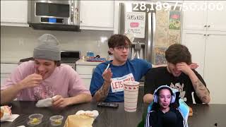 EAT DINNER WITH US !!!! REACTION