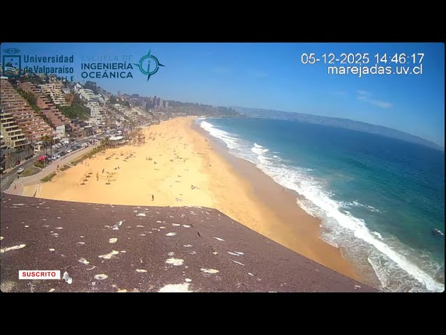 Live webcam view of Reñaca Beach Live Cam