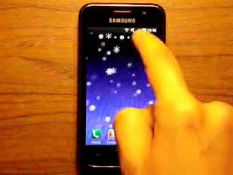Snowflakes Live Wallpaper Free Video